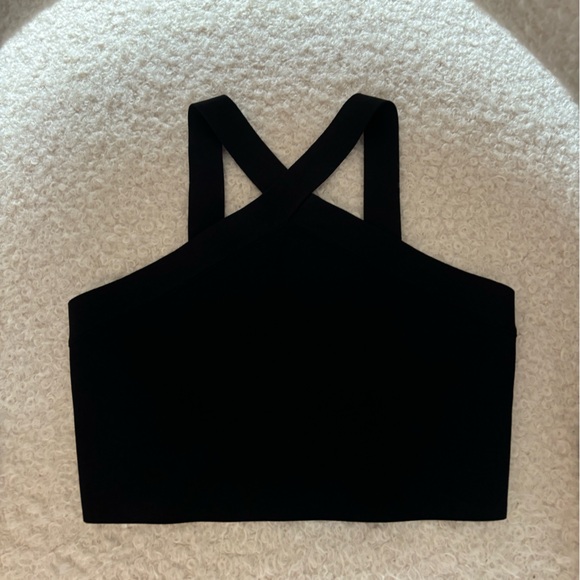 BCBG Max Azria Power Halter Crop - Picture 2 of 5